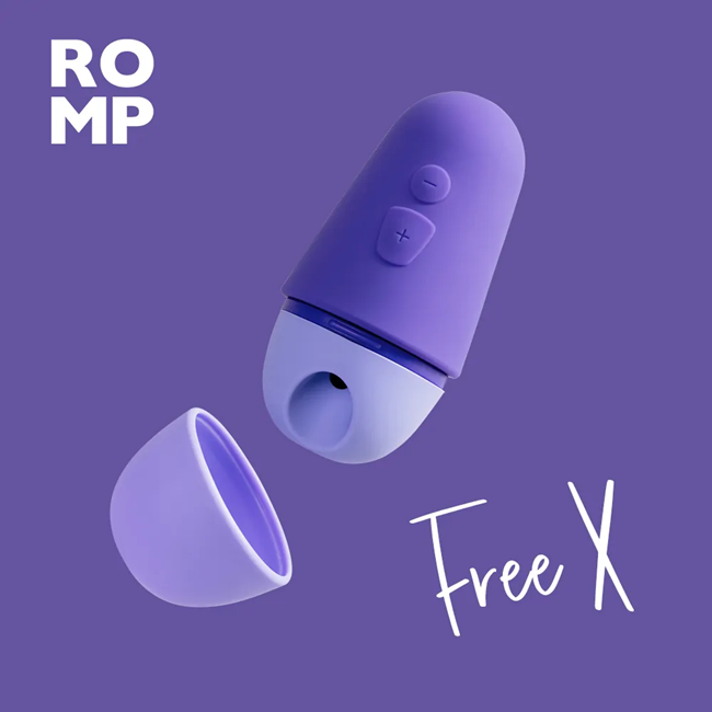 German ROMP Free X Sucking Pleasure Device-Purple
